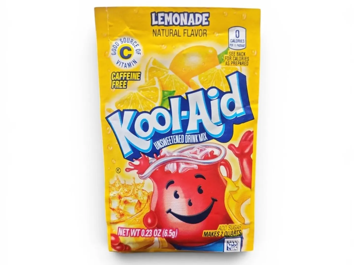Kool Aid Lemon Flavored Drink Mix 6.5g Imported