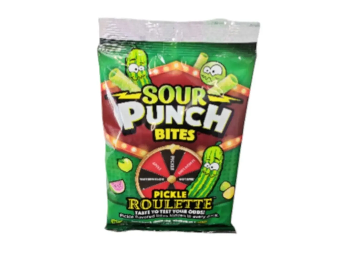 Sour Punch Pickled Watermelon, Green Apple, Lemon & Lime 140g American