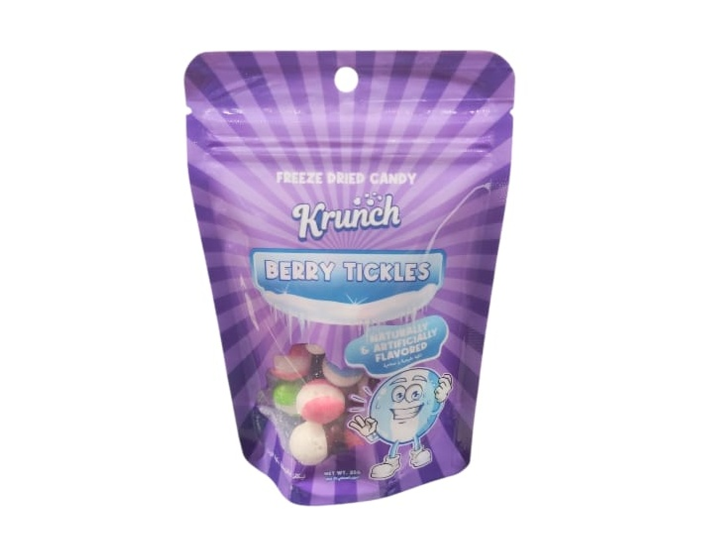Tickles Freeze Dried Raspberry Flavored Candy 25g