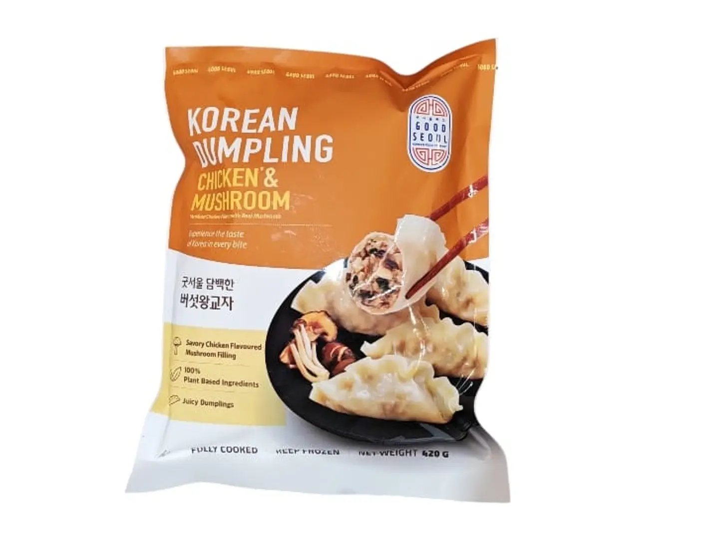 Korean Manto Artificial Chicken & Mushroom Flavor 420g