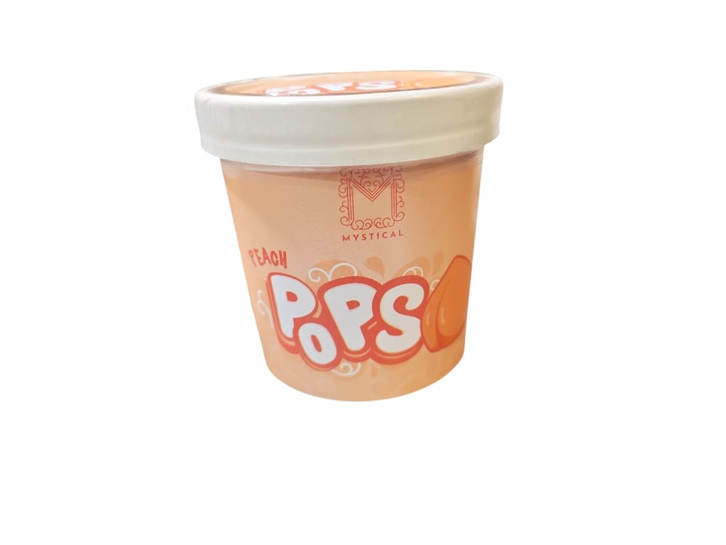 Peach Flavored Ice Cream Pops 140ml