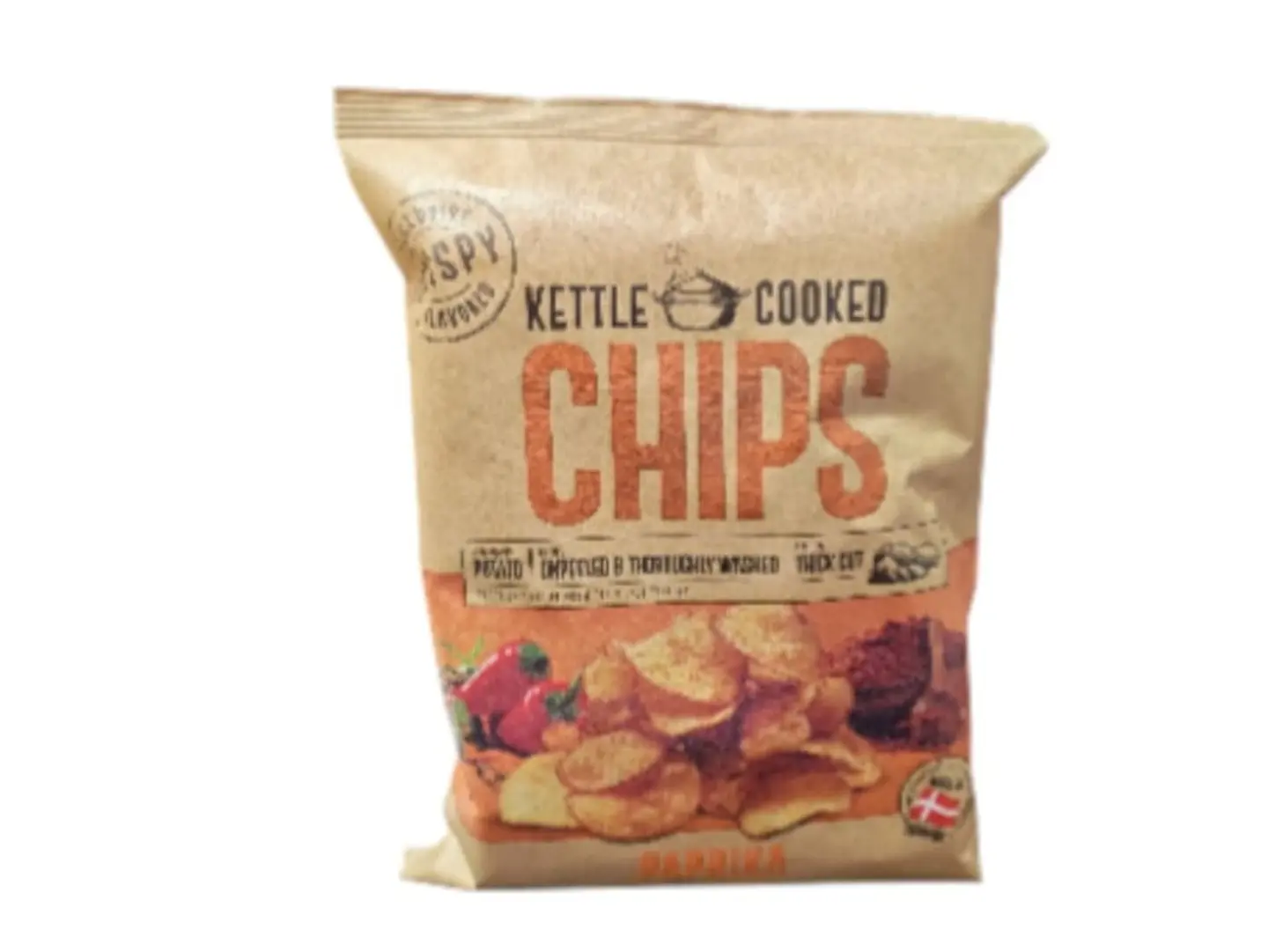 Sweet Pepper Flavor Potato Chips 150g Made In Denmark