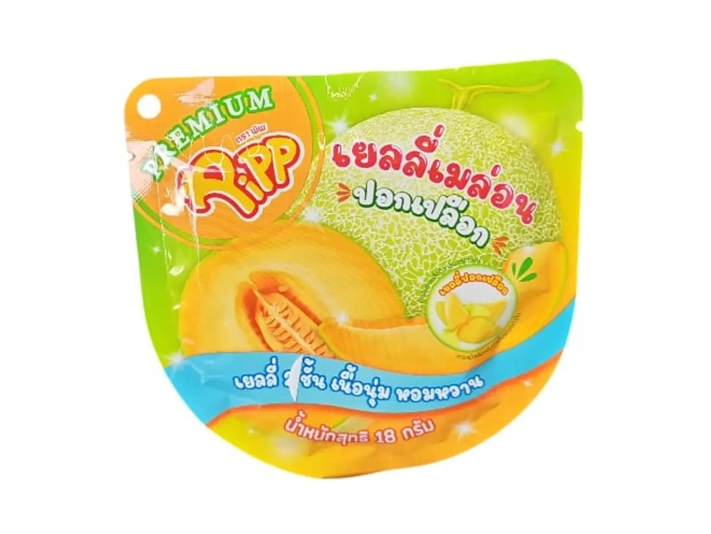 Thai Peeling Candy, Melon Flavor, 18g
