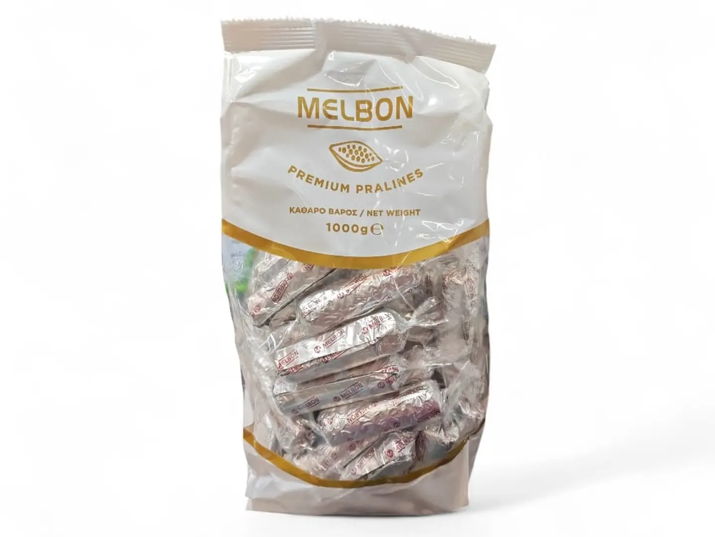 Chocolate Covered Wafer Rolls With Hazelnut Praline Filling, Melbon Greek Silver, 1 Kg