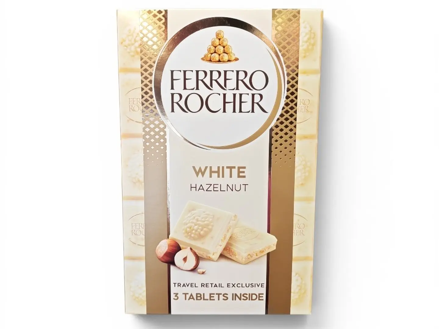 Ferrero Rocher White Chocolate Bar With Hazelnuts, 270g