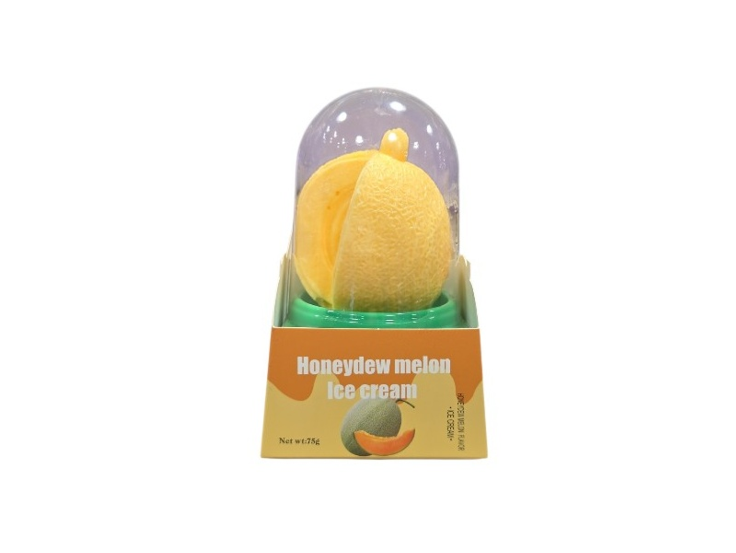 Cantaloupe Shaped Ice Cream