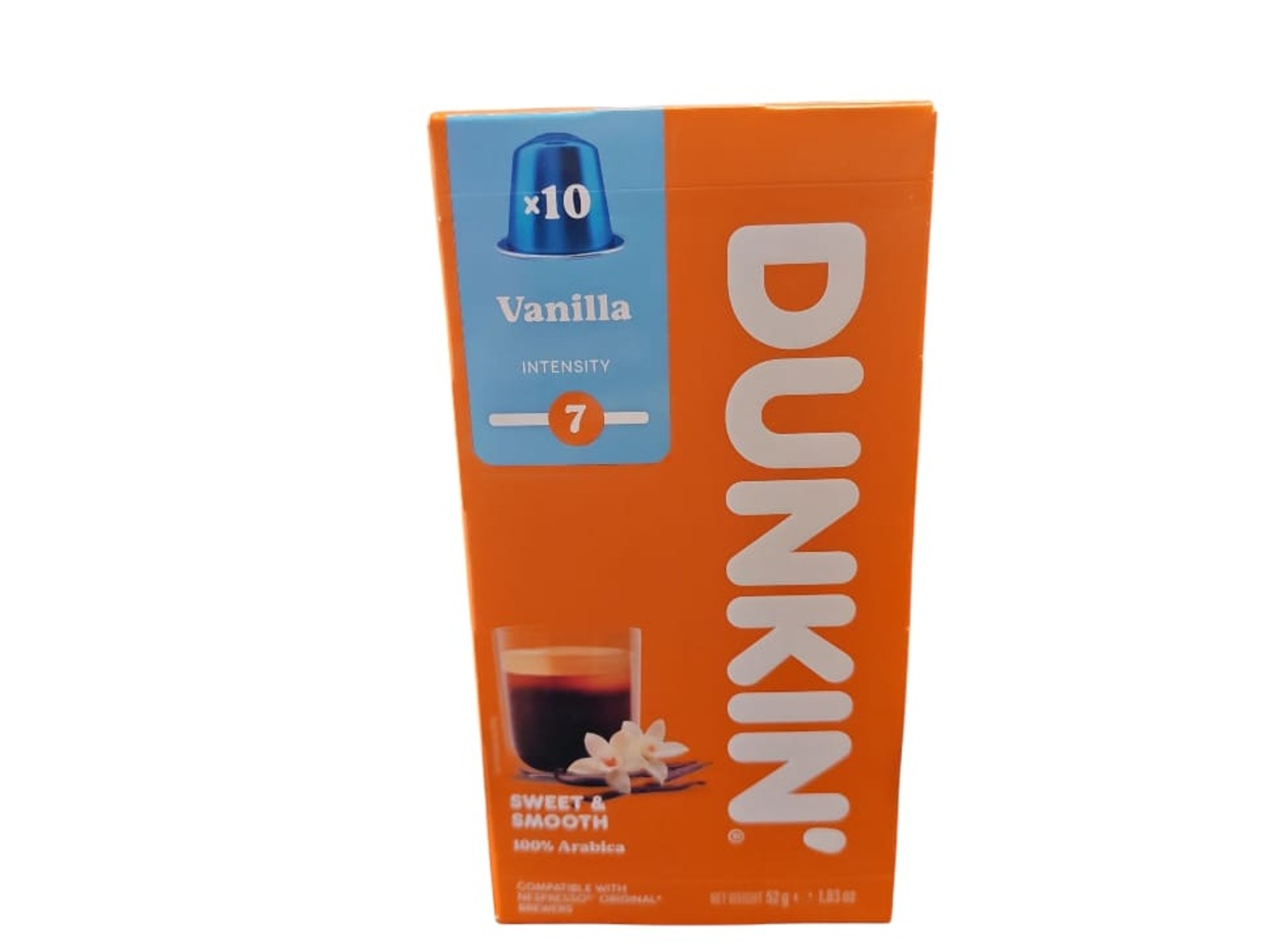Dunkin Vanilla Espresso Capsules 52g