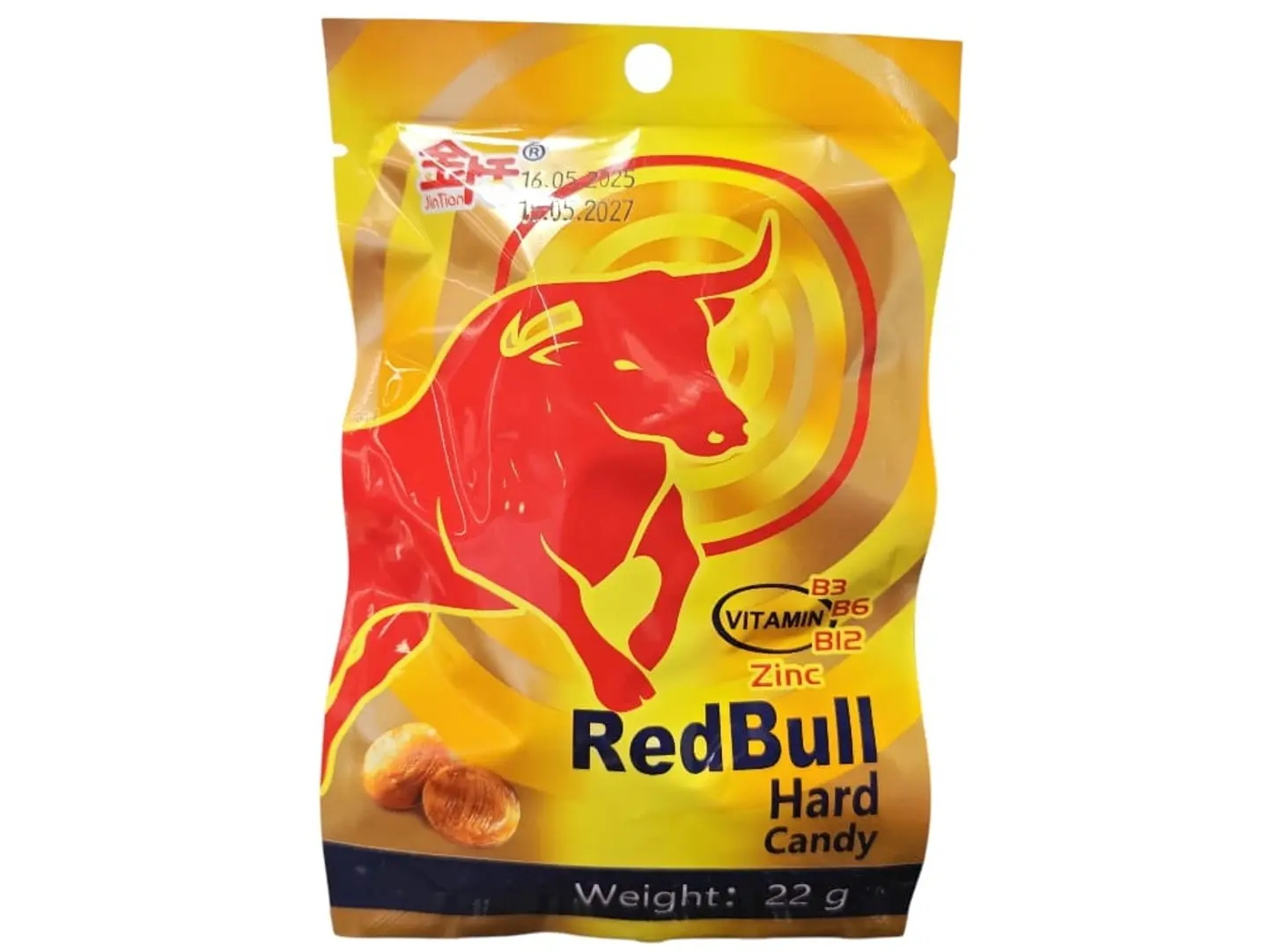 Red Bull Flavored Candy With Vitamin C 22g