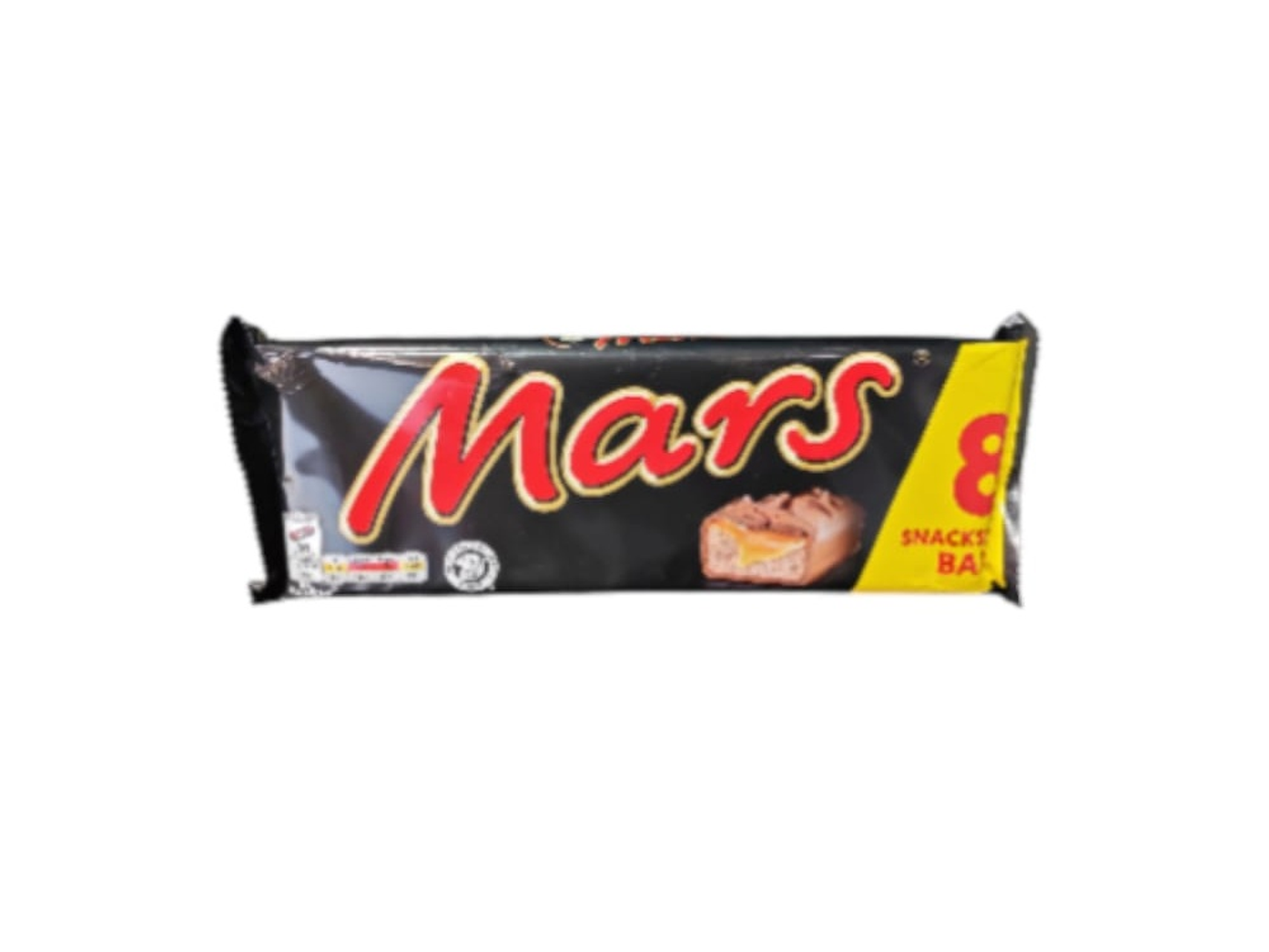 Mars Chocolate Bar, 8 Bars, British