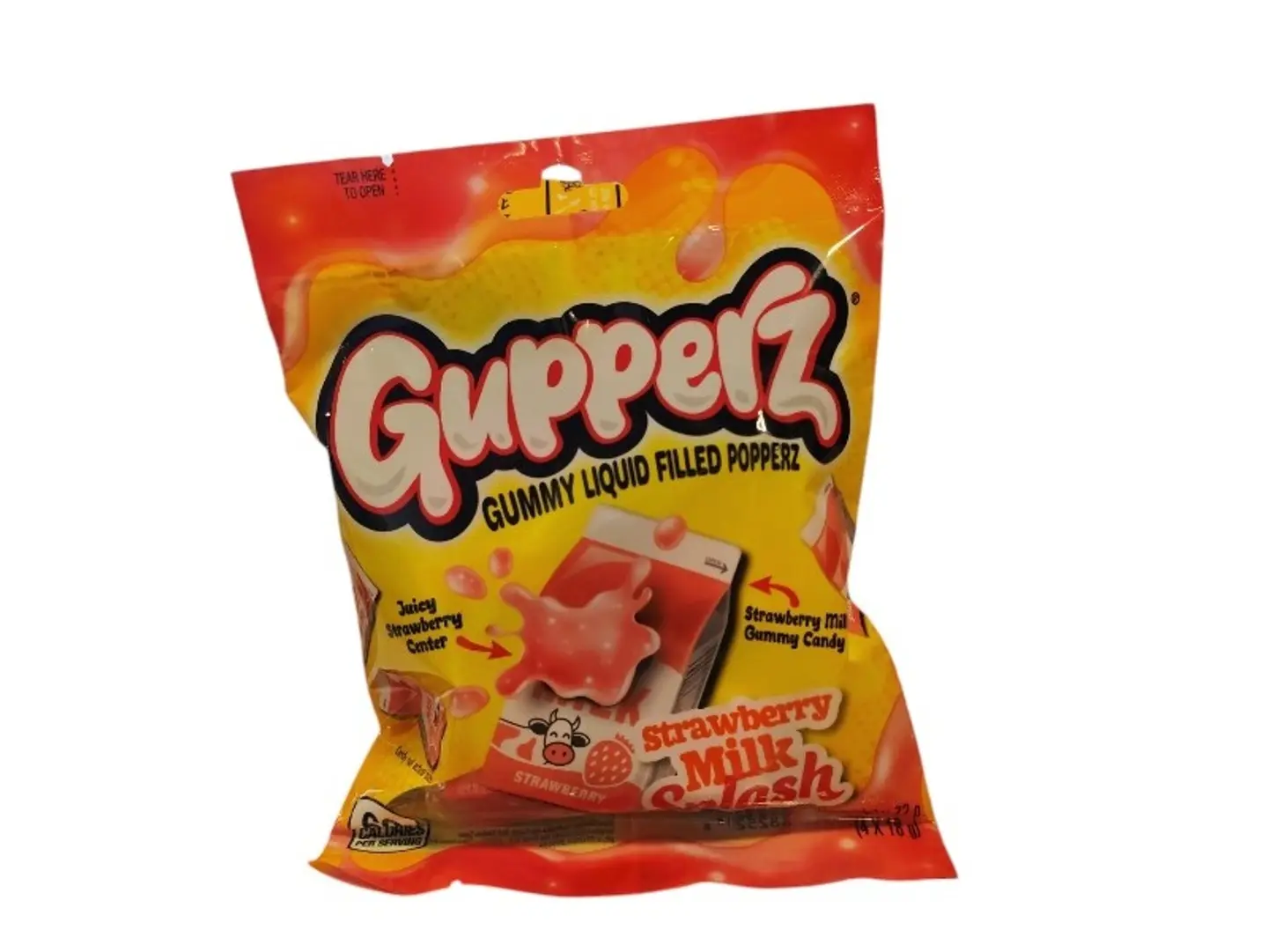 Red Strawberry Shaped Milk Candy72 G