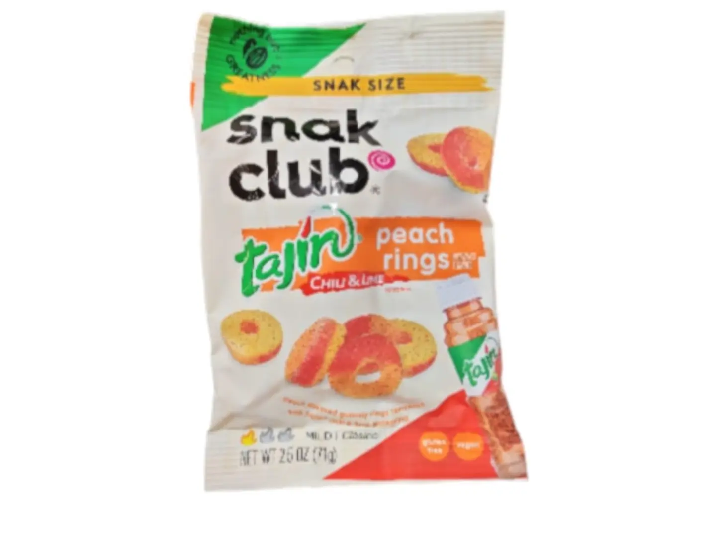 Jelly Snack Peach Rings With Tagine Seasoning 64g Us