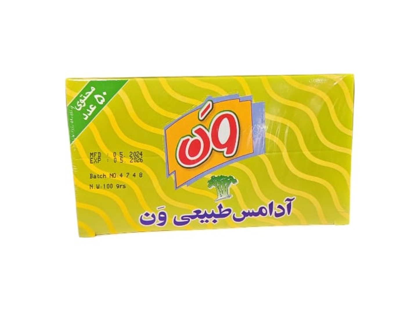Adams One Natural Chewing Gum 50 Pieces