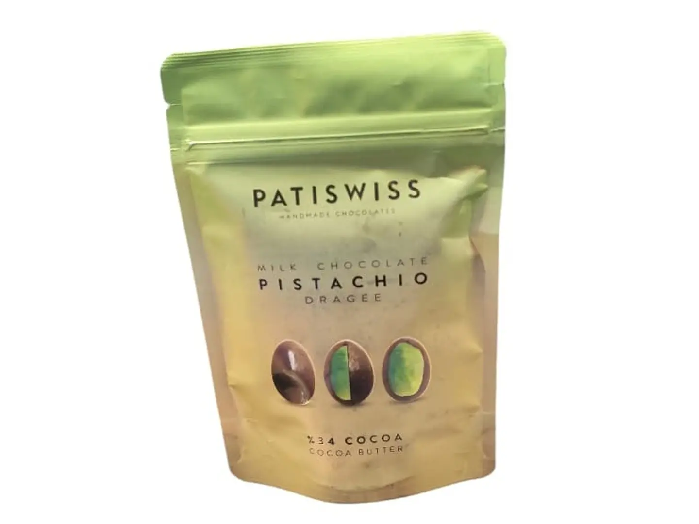 Patisseries Pistachio Covered In Milk Chocolate 60g