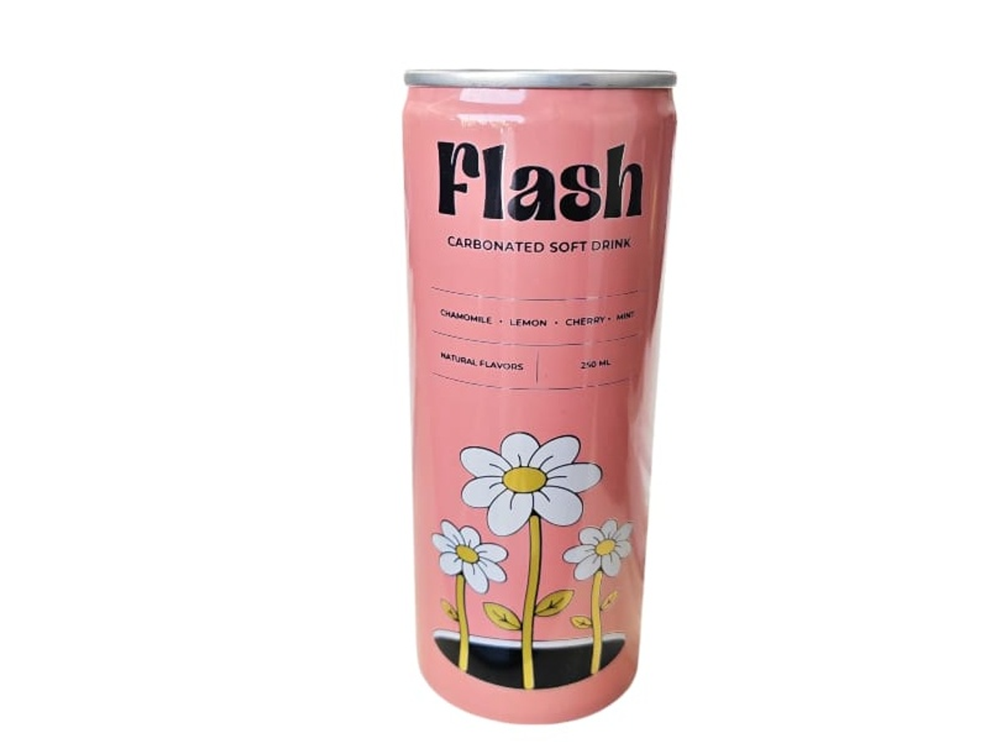 Flash Sparkling Drink Cherry Lemon Mint Chamomile 250ml