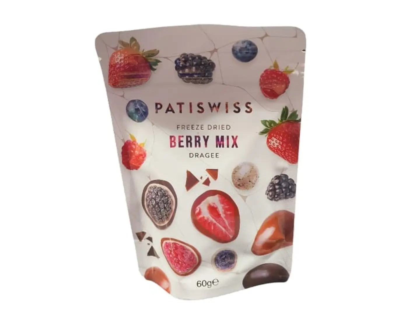 Patisserie Mixed Berries Covered In Milk Chocolate 60g