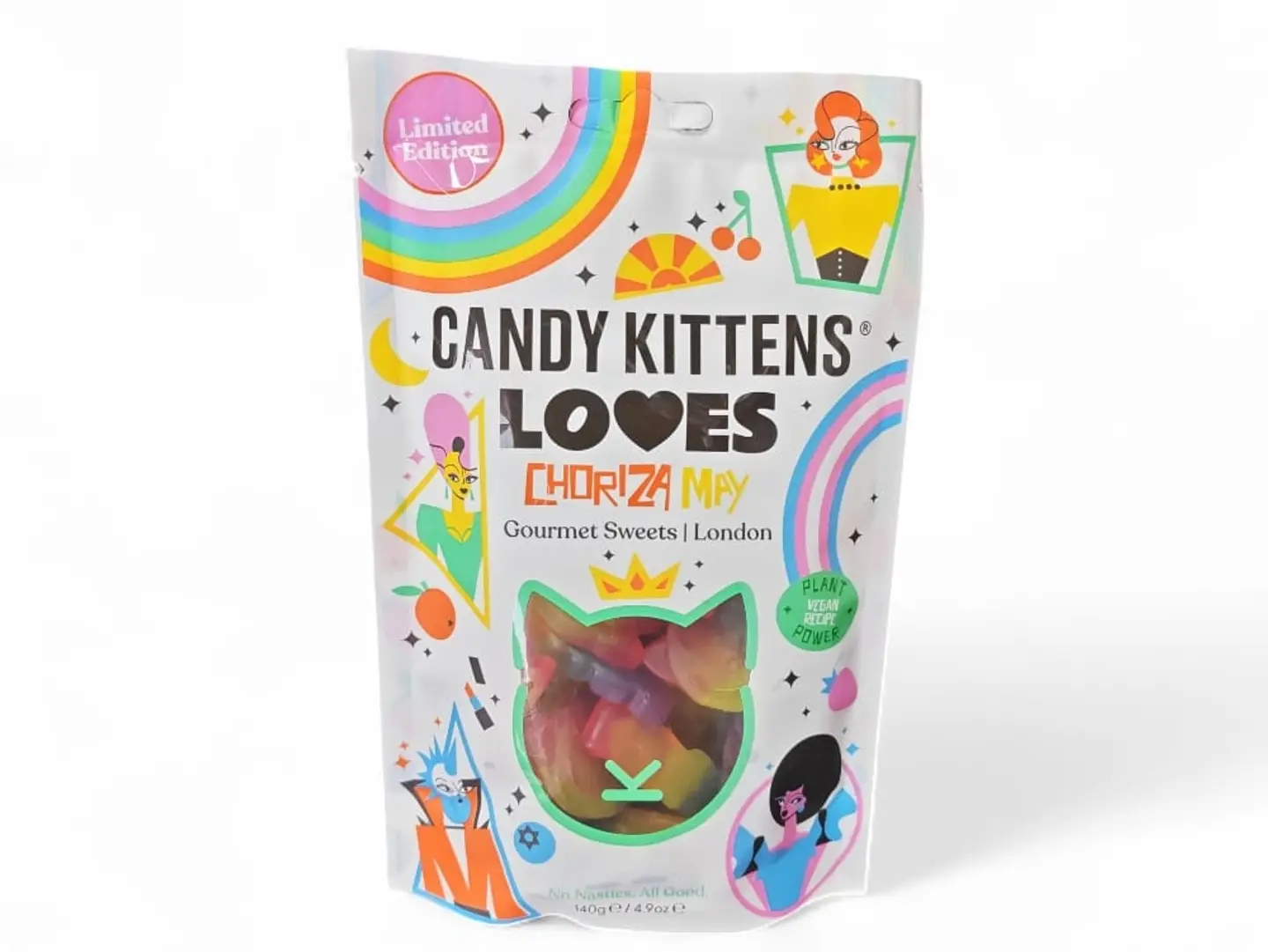 Candy Kittens Fruit Flavored Candy 140g Imported
