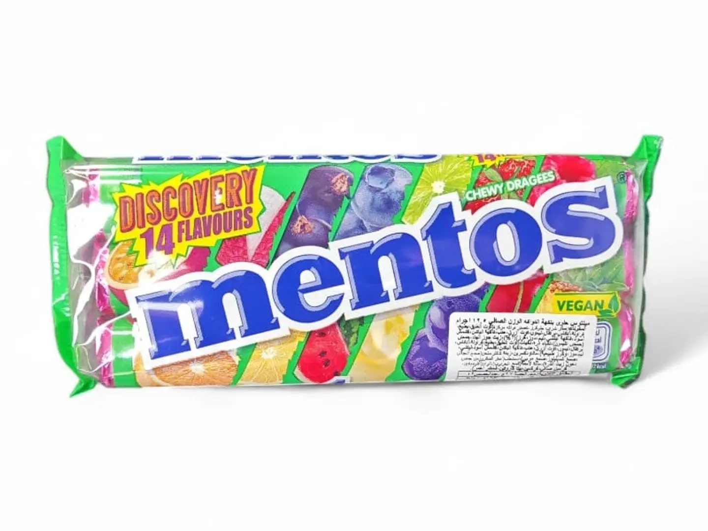 Mentos Fruit Flavored Candy 112.5g Imported