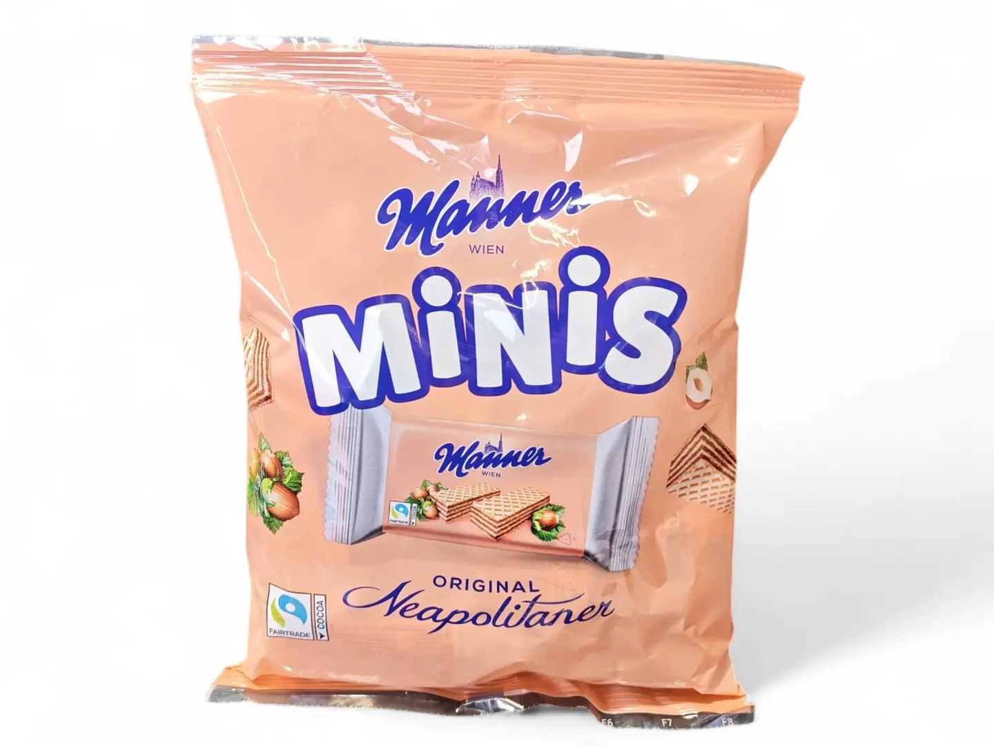 Mini Hazelnut Cream Wafer Manner 150g