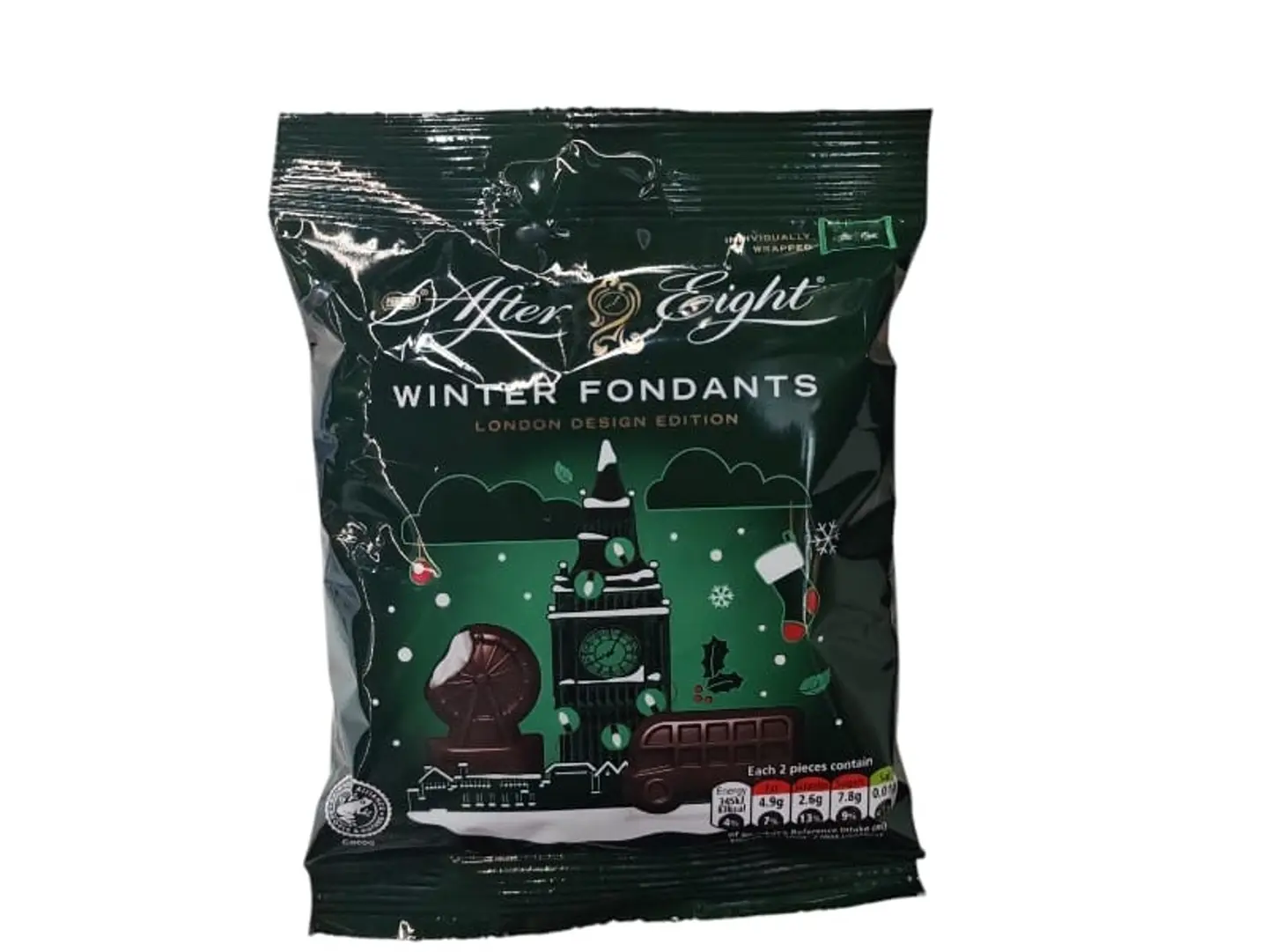 After Eight Dark Chocolate With Mint Flavor Filling 57g Bag