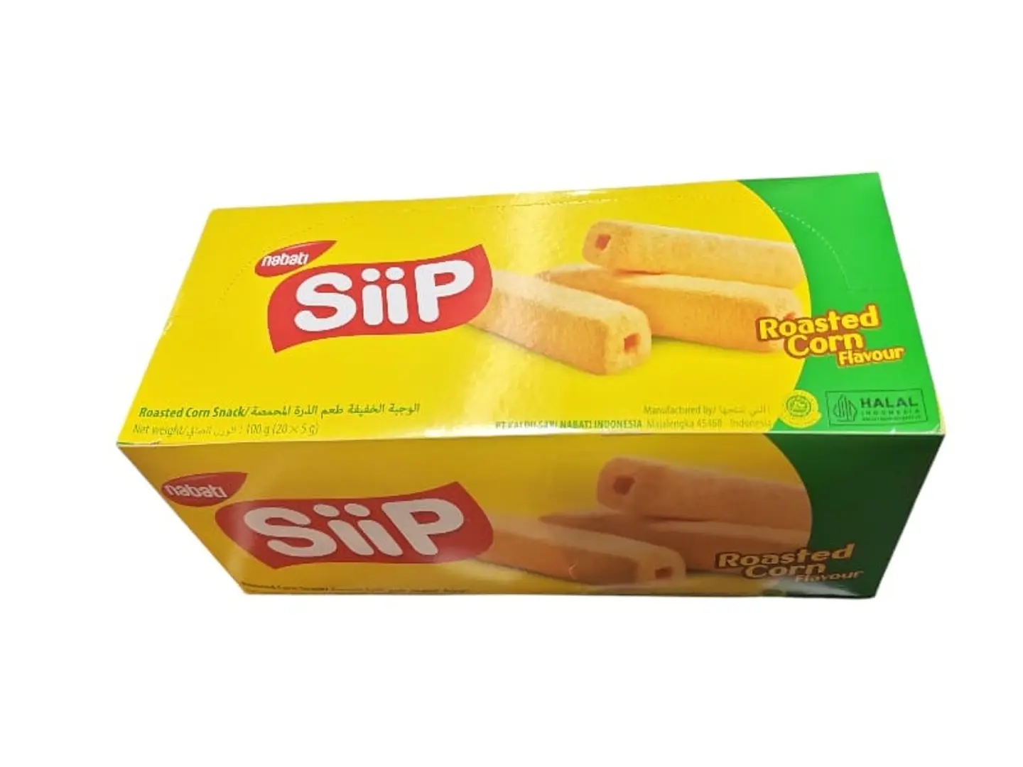 Seb Corn Fingers Cheese Flavor Roasted Corn 20 Pack 100g
