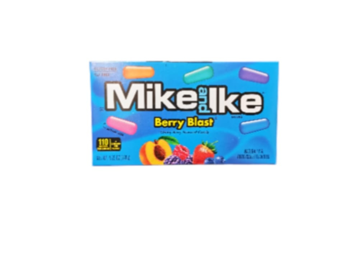 Mike & Ike's Original Blue Candy With Berry Blast Flavor 22 Grams