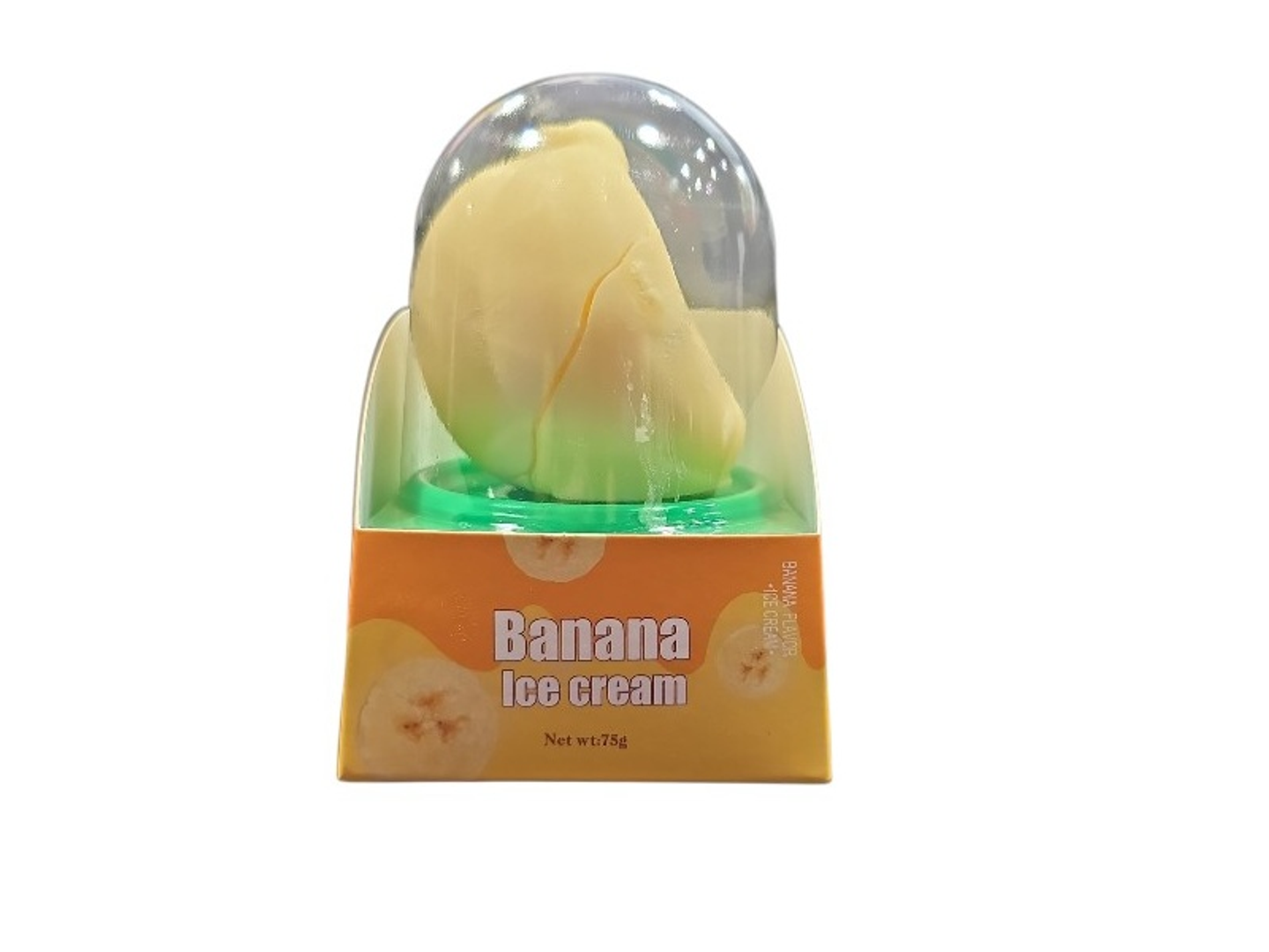 Banana Shaped Ice Cream