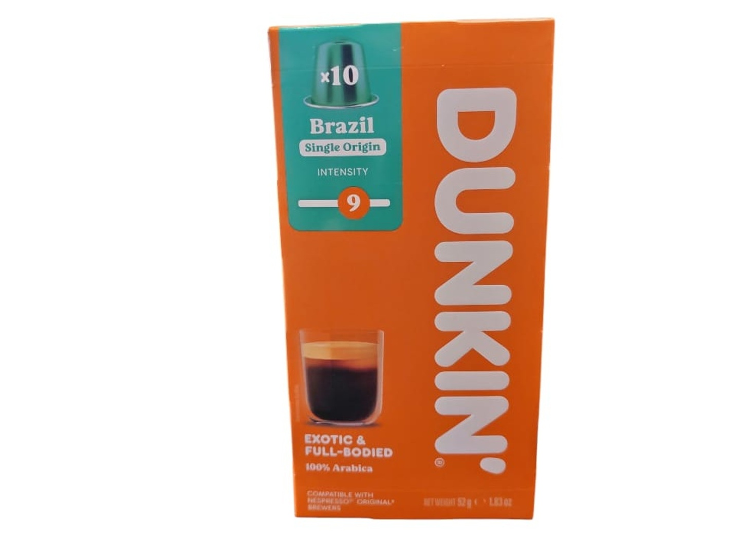 Dunkin Brazilian Espresso Capsules 52g