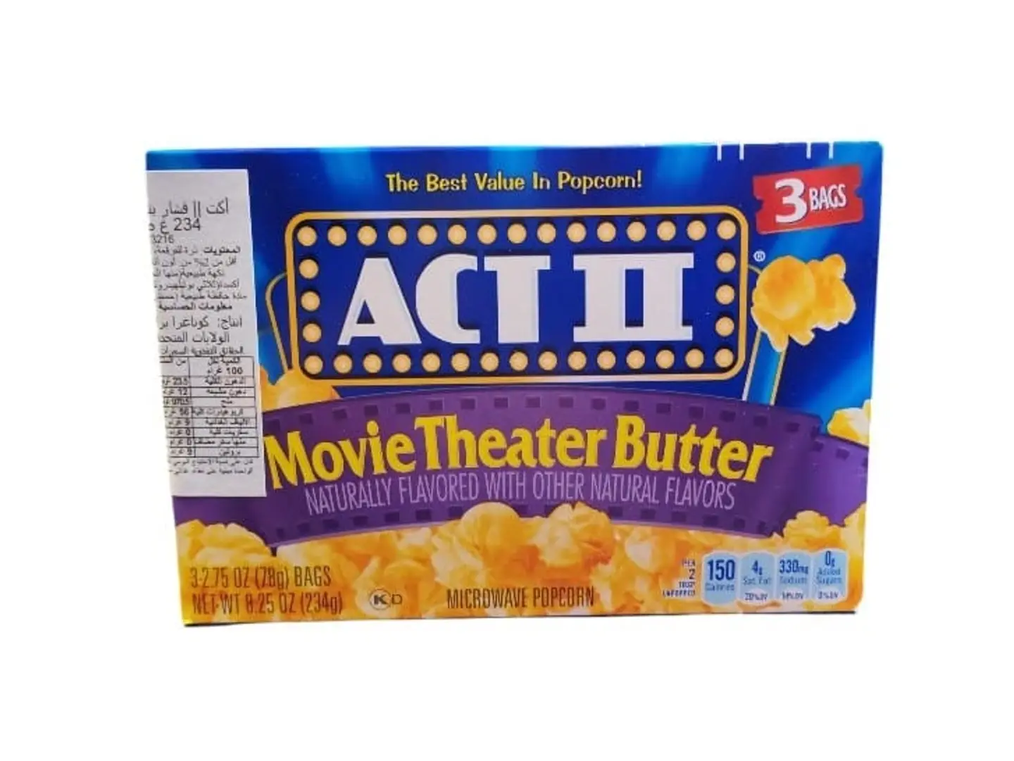 Act Ii Butter Popcorn (Blue) 234g