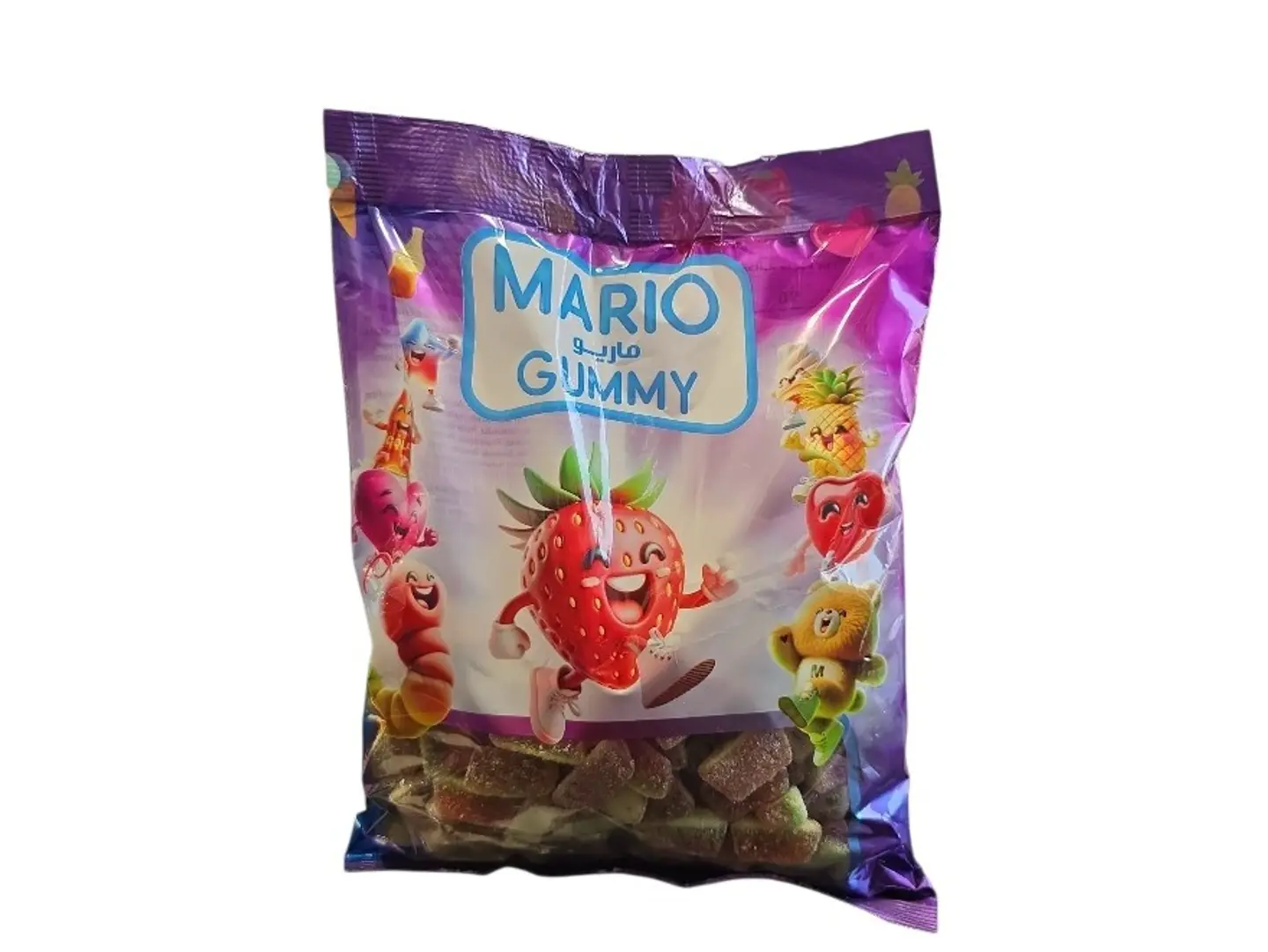 Mario Soft Gelatin Candy, Watermelon Shape, 1 Kg