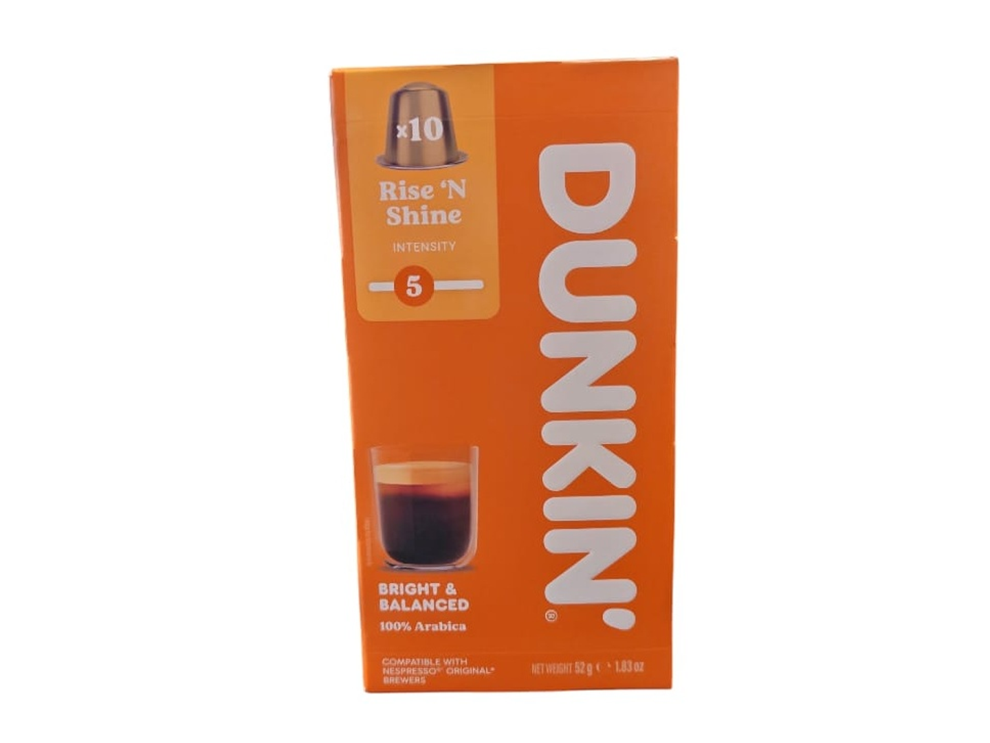 Dunkin' Arabica Espresso Capsules 52g