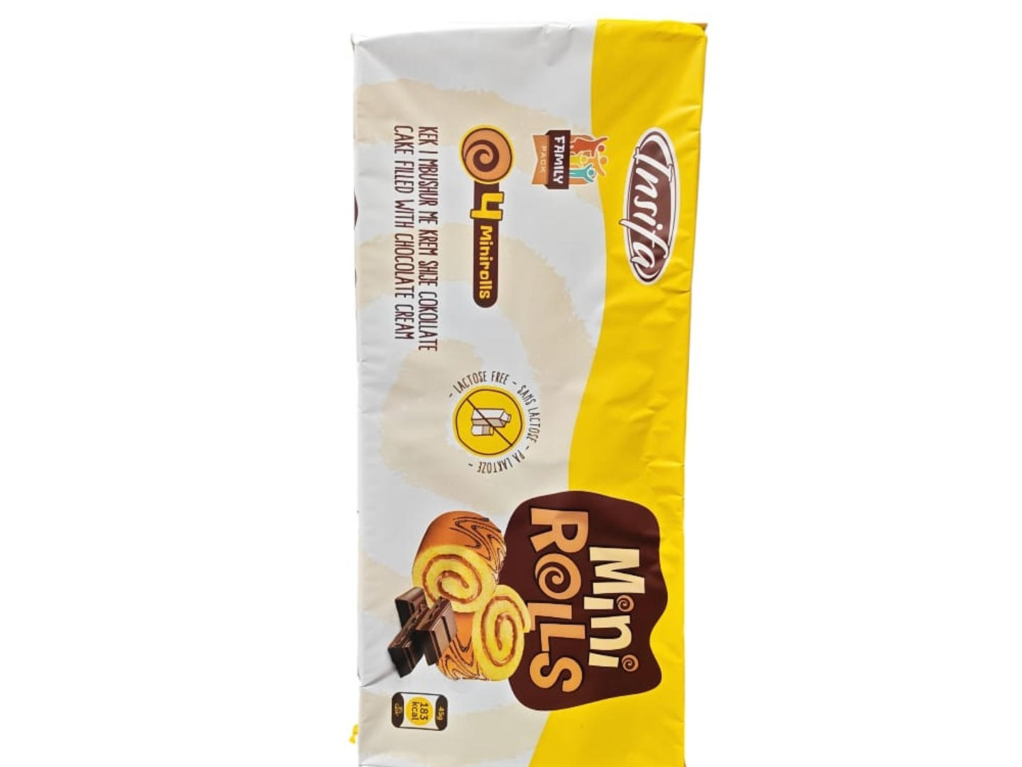 Inseva Roll Cake With Chocolate Filling 180g