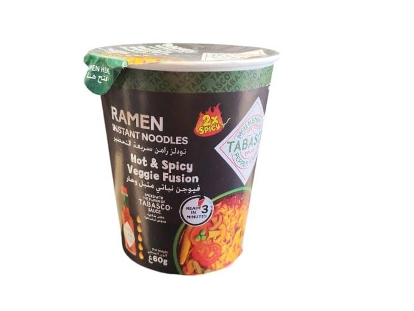 Tabasco Fusion Spicy & Seasoned Vegetarian Noodles 60g