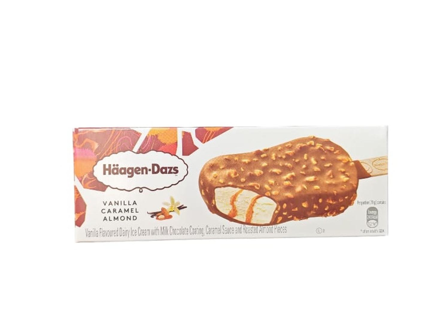 Haagen Dazs Vanilla, Caramel & Almond Ice Cream 80ml Imported From France