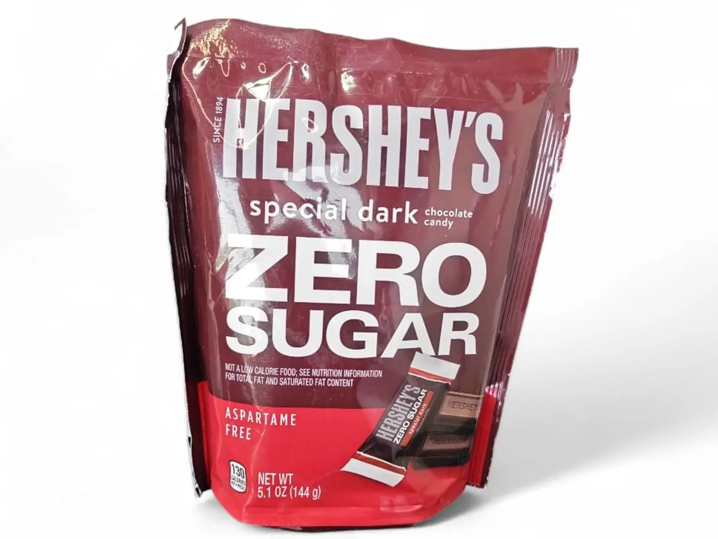 Hershey's Dark Chocolate Sugar Free 144g Imported
