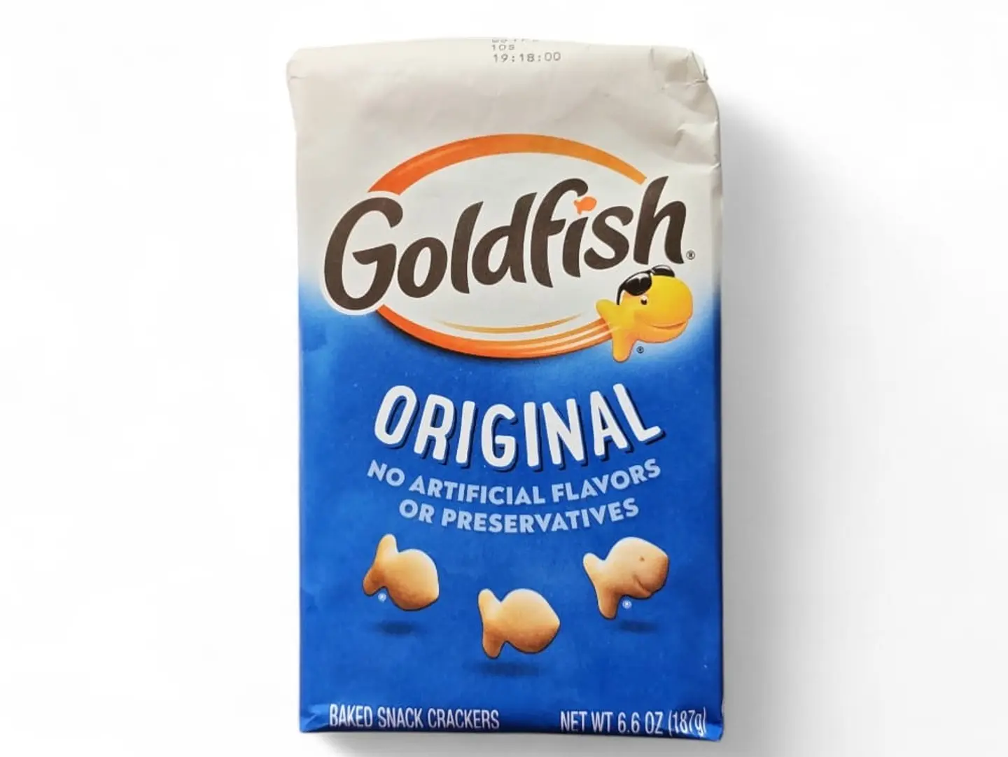 Golden Fish Shaped Biscuits, Original Flavor, 187g