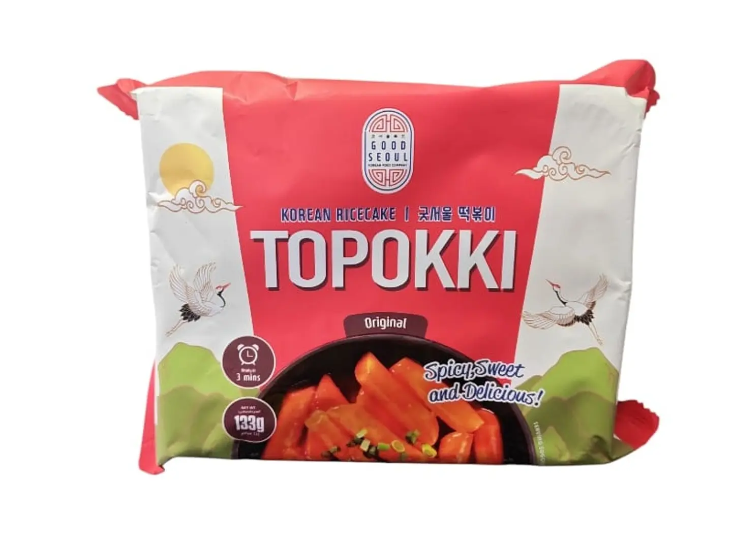 Topokki Rice Cake Original Flavor 133g