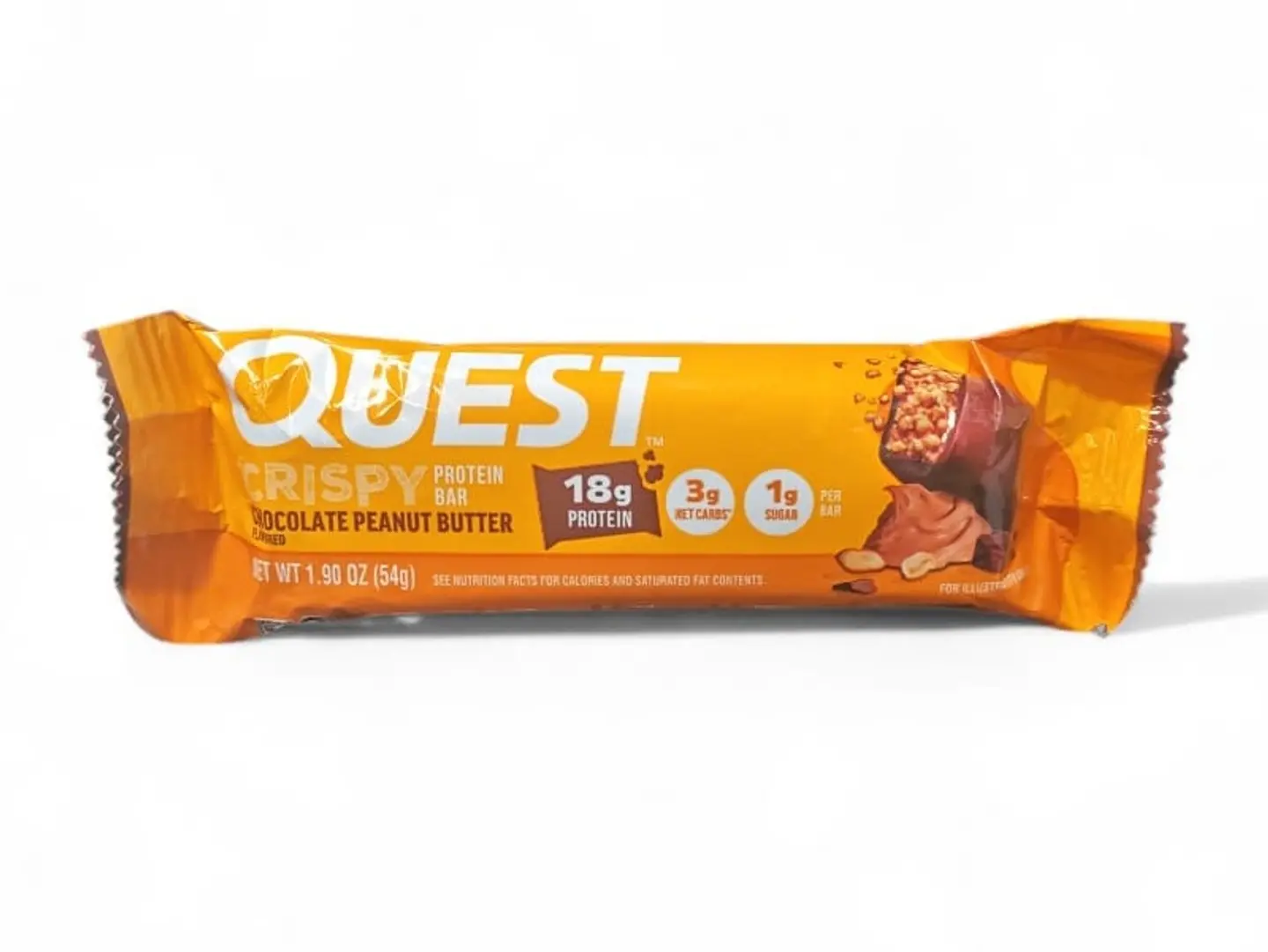 Quest Protein Bar Chocolate Peanut Butter Crunch Flavor 54g
