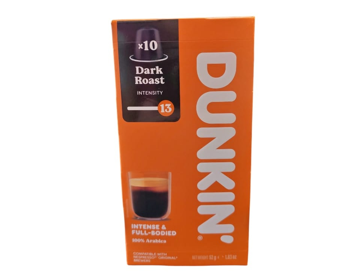 Dunkin' Dark Roast Espresso Capsules 52g