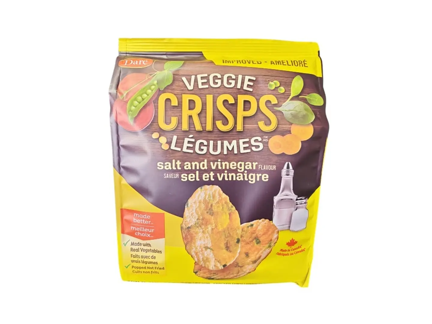 Veggie Crisp Vegetable Chips Salt & Vinegar 100g