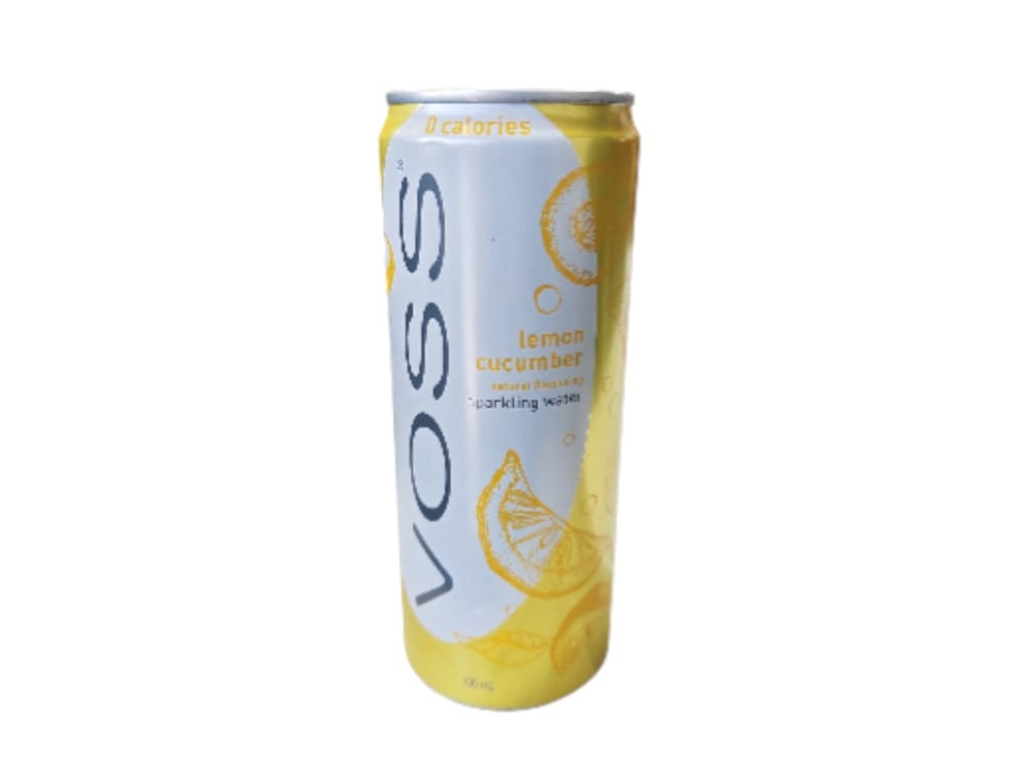 Foss Sparkling Water, Cucumber And Lemon Flavor, 330ml