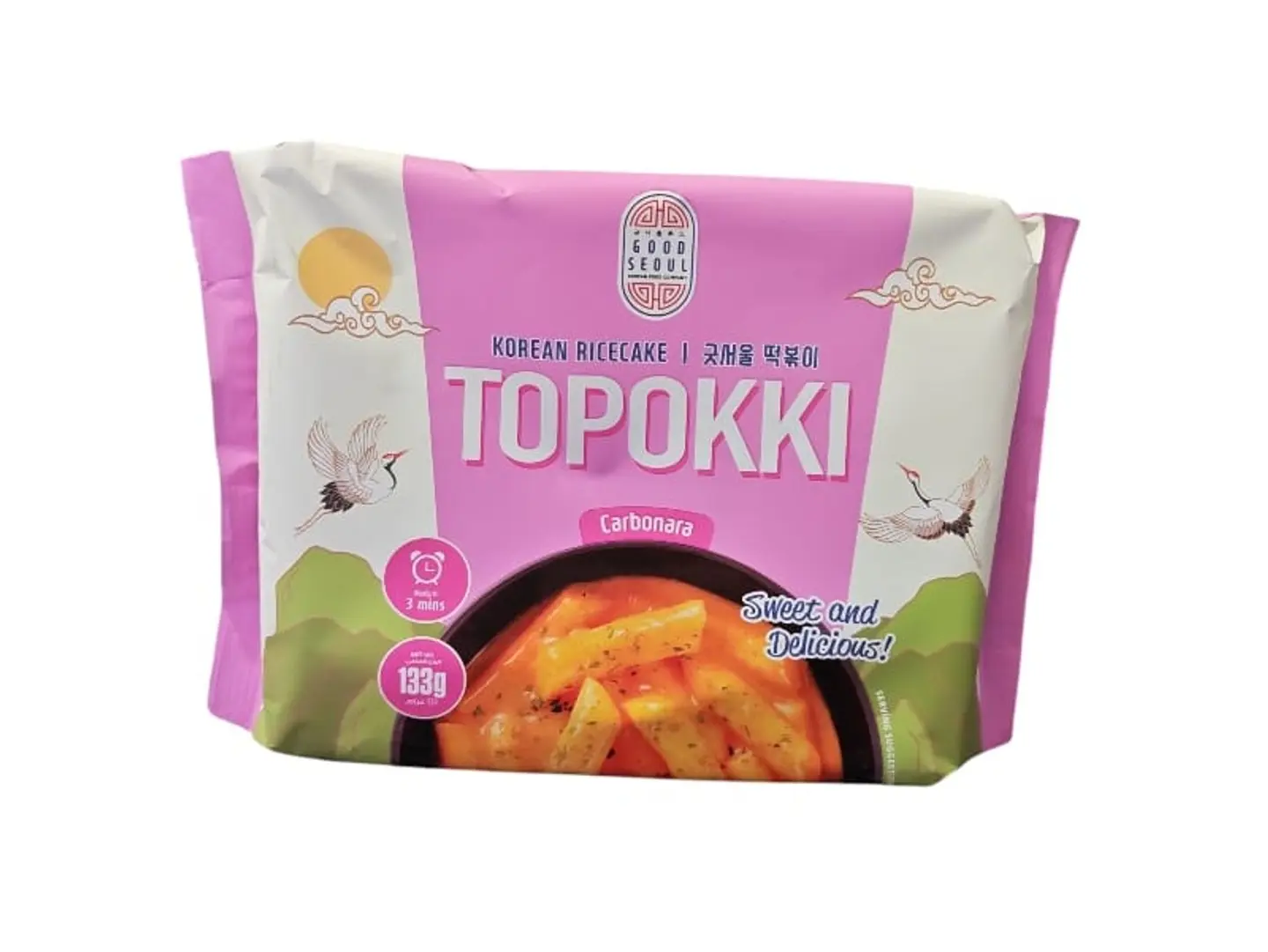 Topokki Rice Cake Carbonara Flavor 133g
