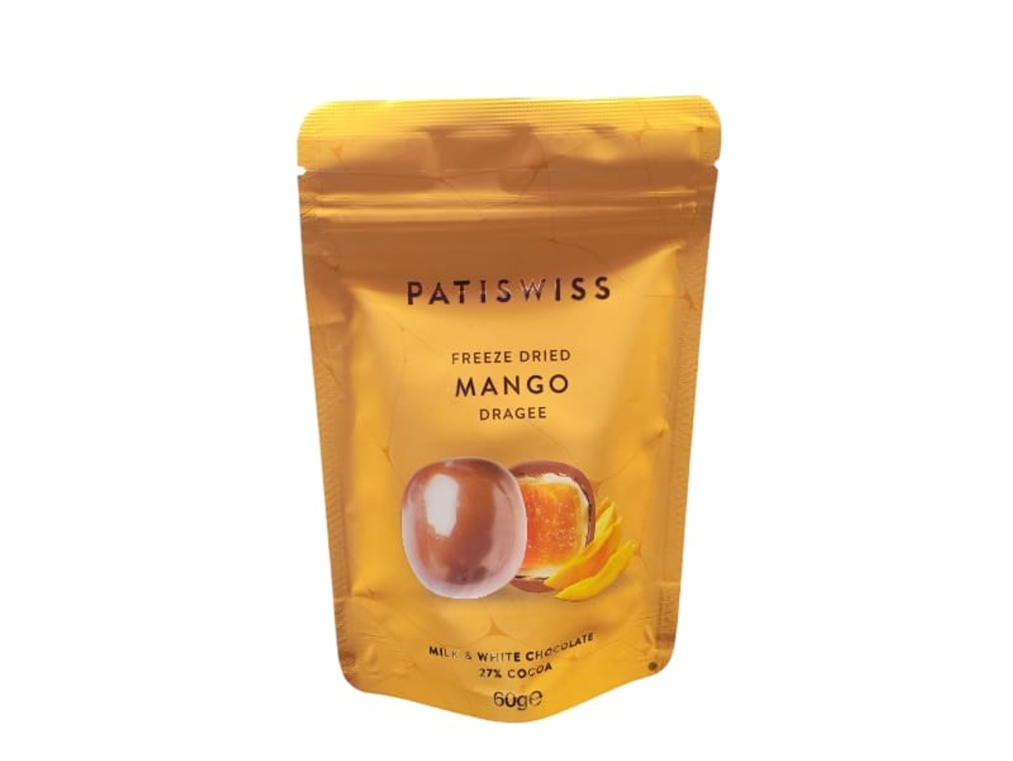 Patisserie Mango Milk Chocolate Covered 60g