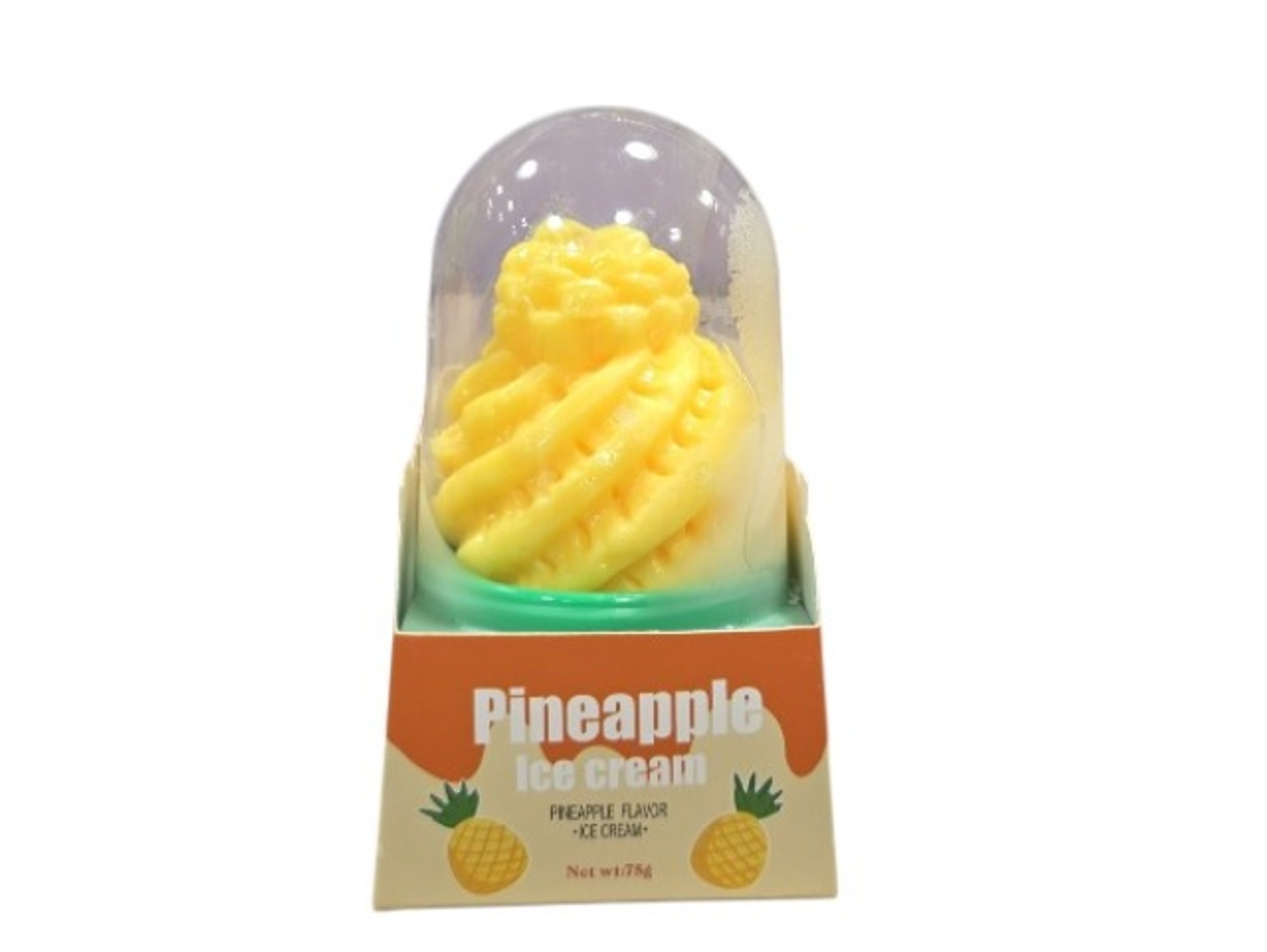 Pineapple Shaped Ice Cream