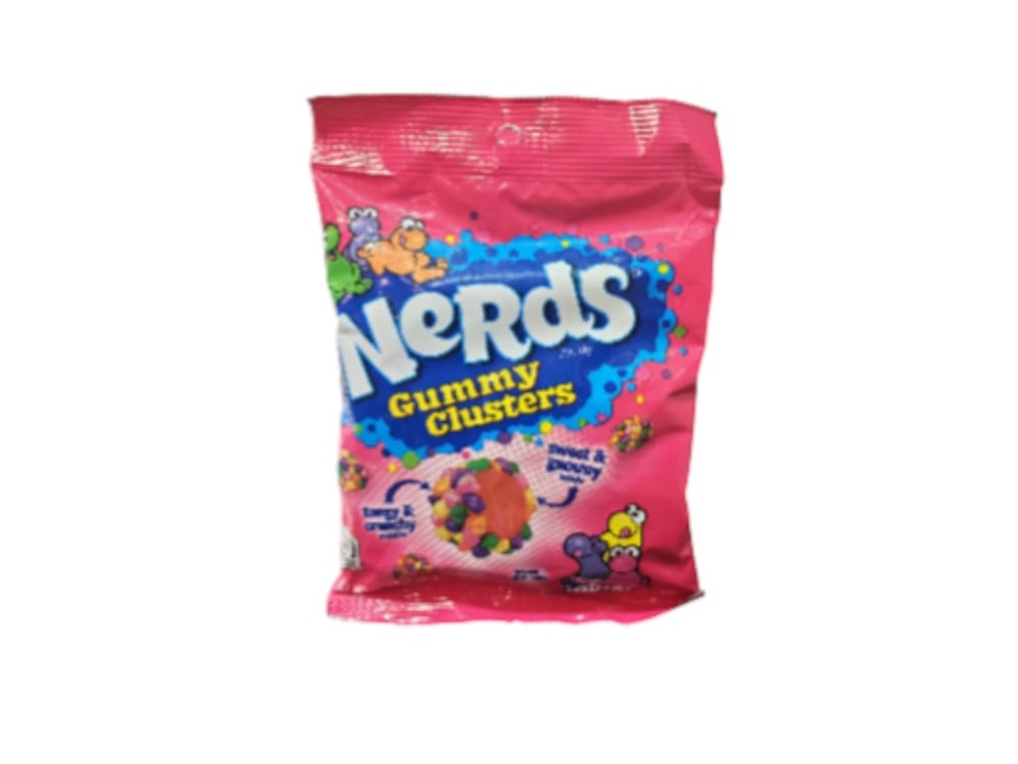 Nerds Fruit Flavored Candy Pieces, Red Bag, 141g