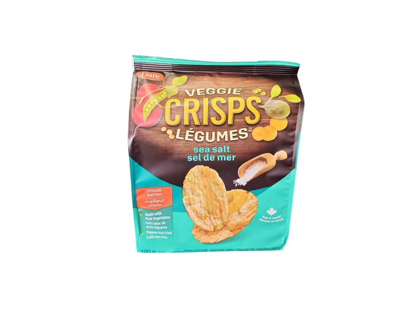 Veggie Crisp Vegetable Flakes Sea Salt 100g