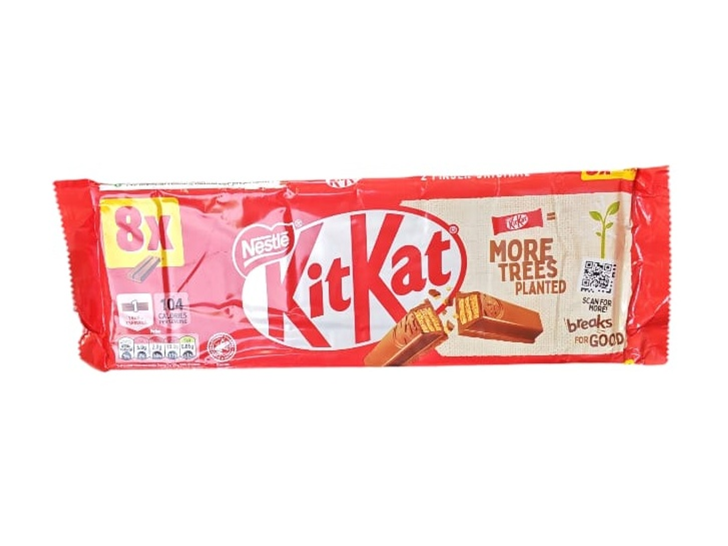 Kit Kat British Original Flavor Pull Bar 8 Pieces 165.6g