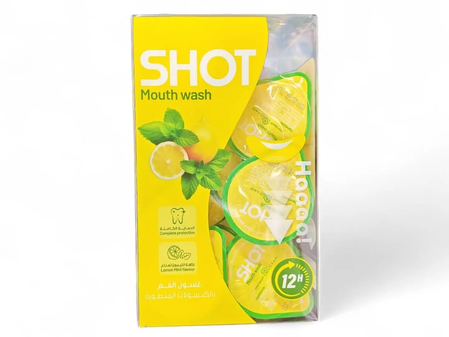 Lemon Mint Flavor Mouthwash Capsules