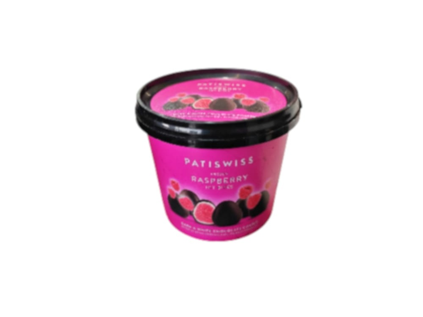 Patisseries Fresh Frozen Berry Ice Cream Covered In Dark And White Chocolate 130g