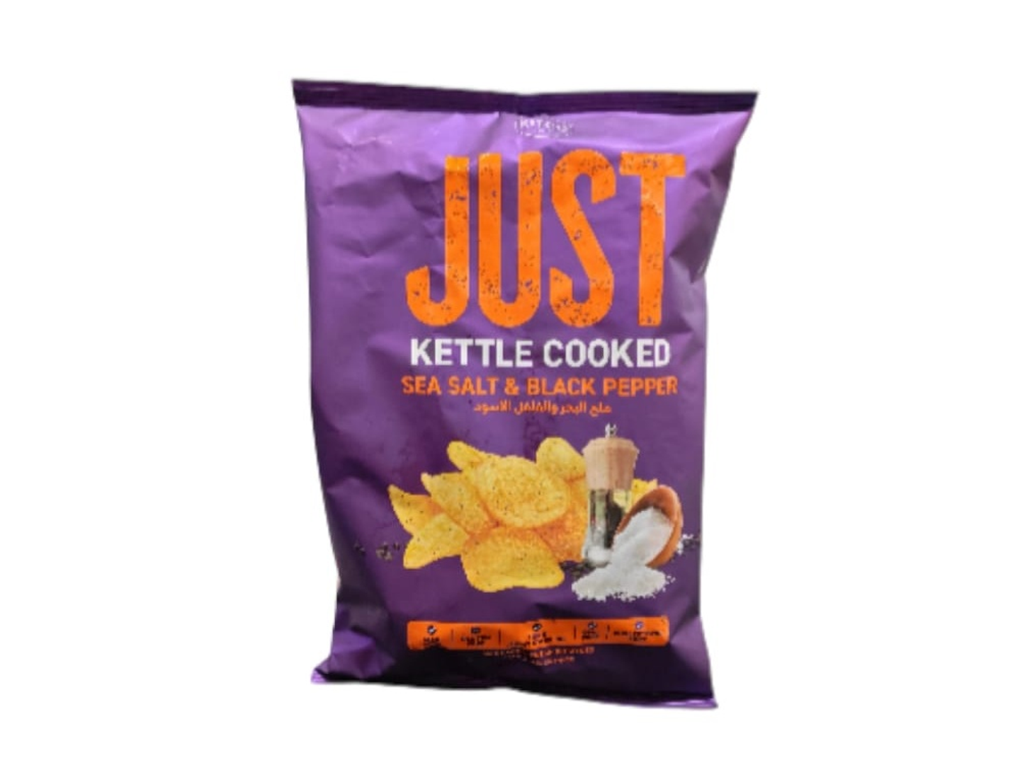 Kitco Just Kettle Cooked Potatoes With Sea Salt And Black Pepper Flavor 150g