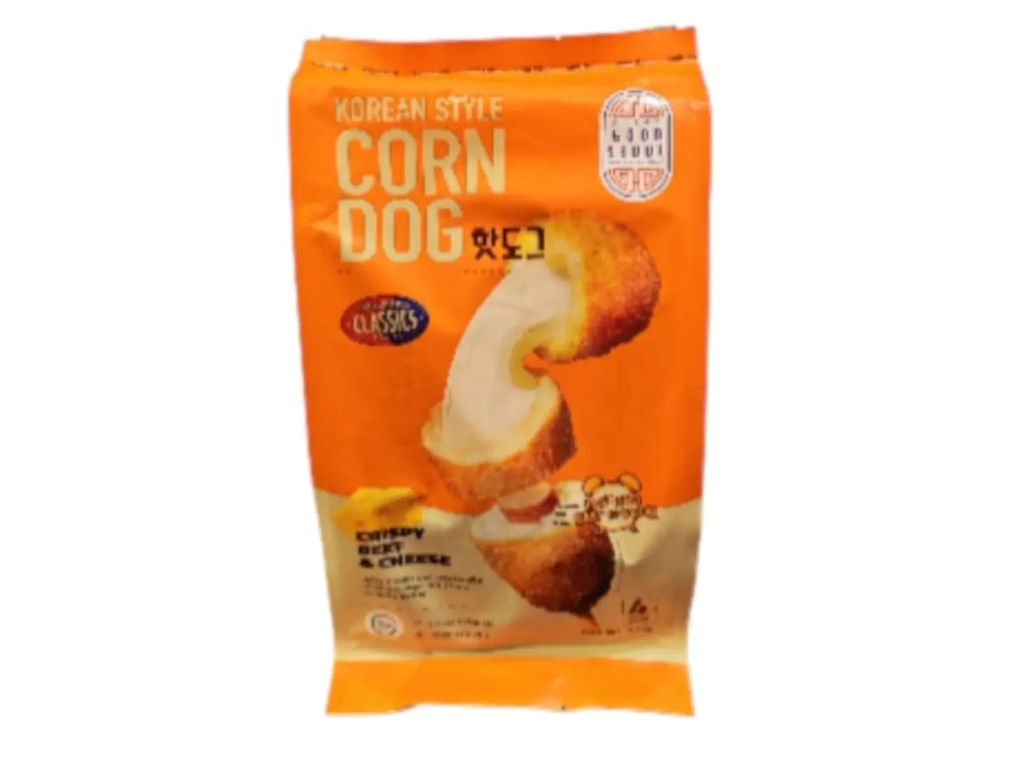 Good Soul Corn Dog Crispy Beef & Cheese 320g